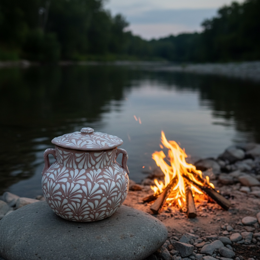Talavera Frijolera Rosa Palo
