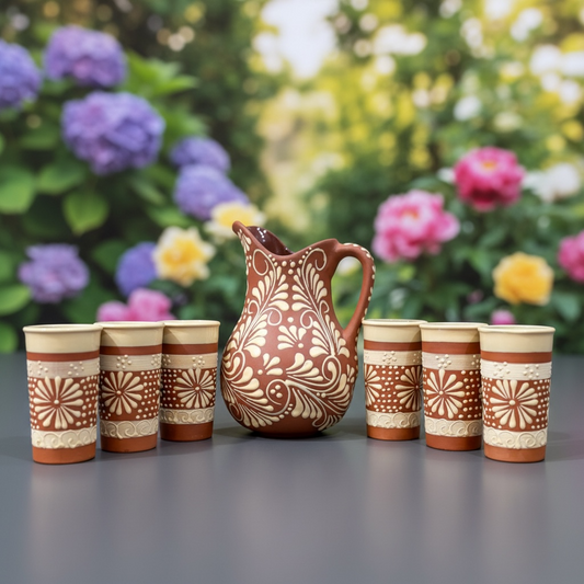 Jarron Plumeado Yellow