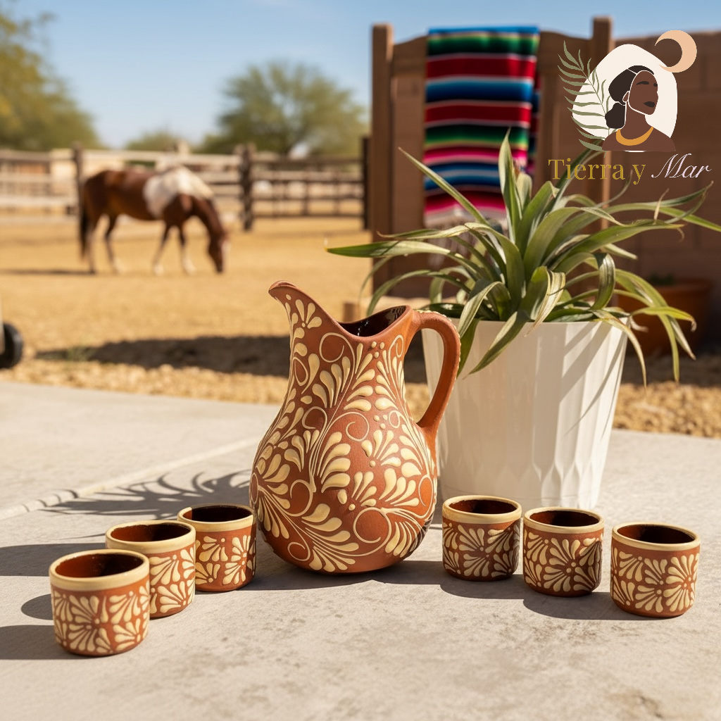 Talavera Jarron Set
